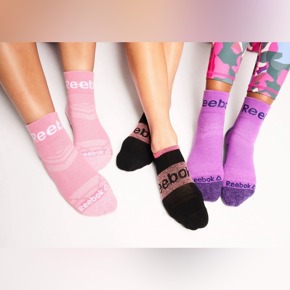 NWT - Reebok Pro-Series Ankle Socks, 10-pack - Picture 7 of 13